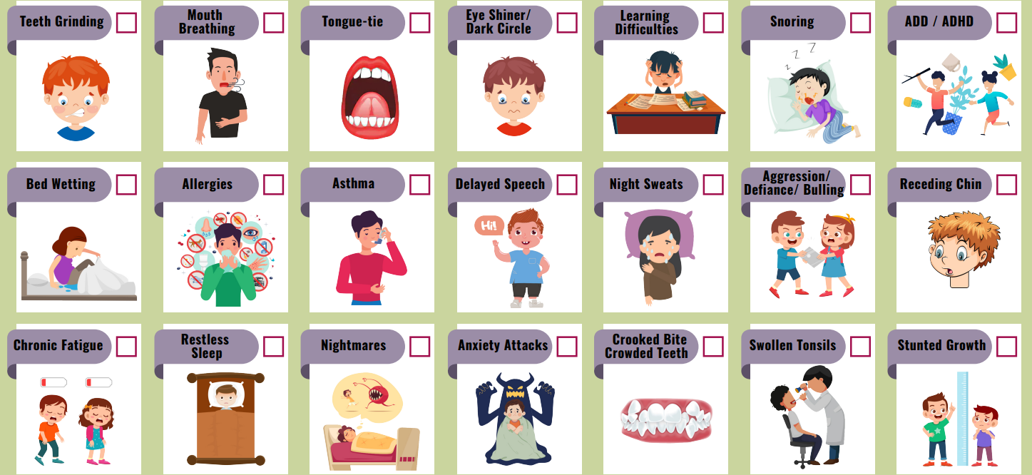 Common Signs and Symptoms of Sleep Disordered Breathing